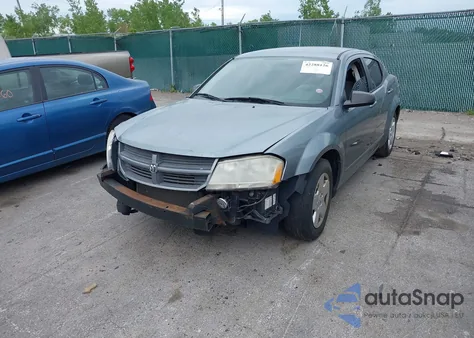 2008 Dodge Avenger Se из США, поврежденный, VIN 1B3LC46K68N575742